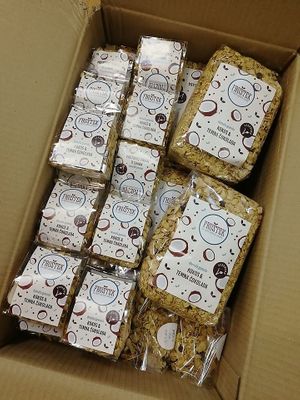 Vegan granola. Photo by: Zrno do zrna, trgovina z ekološkimi izdelki on Facebook at Zrno do Zrna in Ljubljana