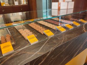 All vegan sweets, without suger. Really tasty! at Cortese Café 900 in Florence