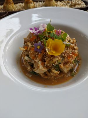 Banana blossom salad at Khao Kwan in Koh Chang