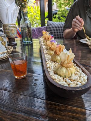 Tofu wontons at Khao Kwan in Koh Chang