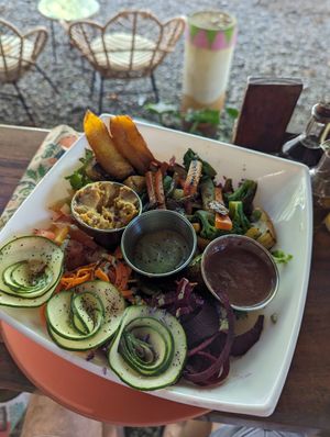 Vegan Buddha bowl at El Sol Del Caribe in Puerto Viejo De Talamanca