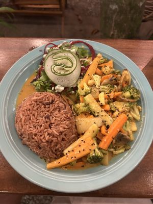 Vegan Mango Curry   at El Sol Del Caribe in Puerto Viejo De Talamanca