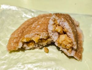 Rare salted bean Pancake, tastes like Tau sar piah, yummy at AAA Pancake - 麥煎粿 in Central Singapore