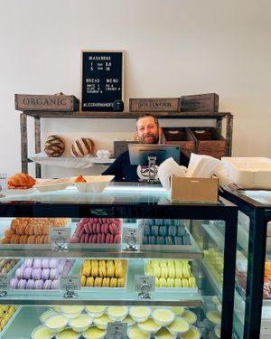 Counter at Le Gourmand in Newtown