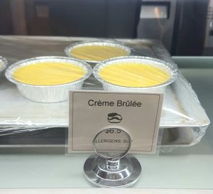 crème brûlée at Le Gourmand in Newtown