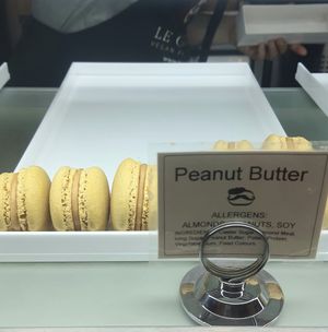 peanut butter macarons at Le Gourmand in Newtown