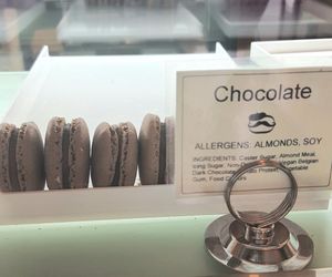 chocolate macarons at Le Gourmand in Newtown