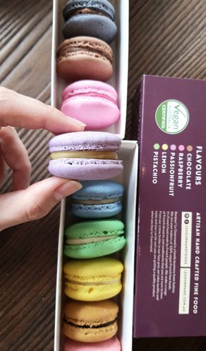 passionfruit macaron at Le Gourmand in Newtown