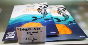 Vegan Smoked Salmon at Le Gourmand in Newtown