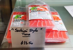 Vegan Tuna at Le Gourmand in Newtown