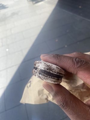 Cookies and cream macaronni #Veganuary at Le Gourmand in Newtown