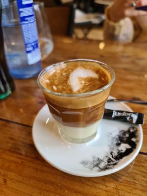 Café bombon at Panorama in Barcelona