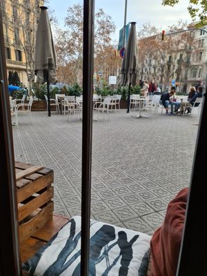 Outside at Panorama in Barcelona