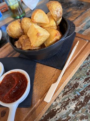 Patatas bravas   at Panorama in Barcelona