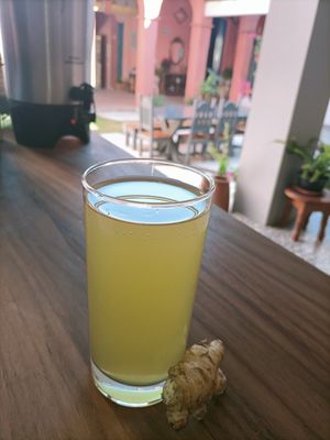 Te de piña con jengibre at Tsunum De Luna in San Cristobal De Las Casas