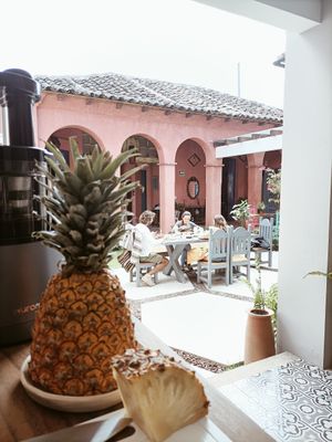 Patio at Tsunum De Luna in San Cristobal De Las Casas