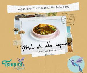 Mole de Olla Vegano #Veganuary at Tsunum De Luna in San Cristobal De Las Casas
