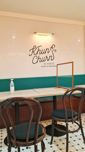 Interior at Khun Churn in White in Bangkok