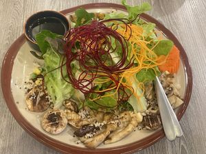 Chef’s salad, 148 baht  at Khun Churn in White in Bangkok