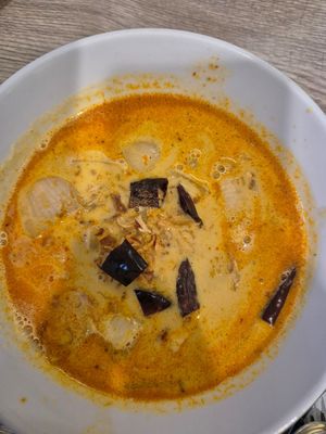Massaman curry at Khun Churn in White in Bangkok