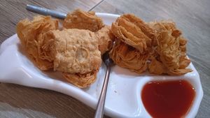 Fong Tofu Todd at Khun Churn in White in Bangkok