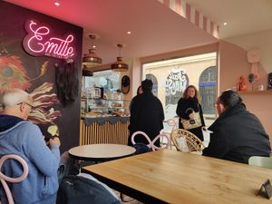 Inside at Emilie and the Cool Kids in Reims