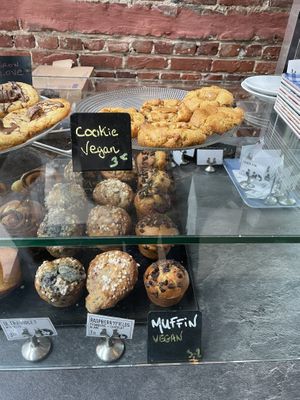 Lots of vegan sweets!  at Emilie and the Cool Kids in Lille