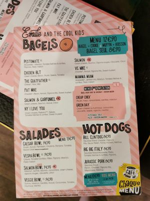 Menu June 2024 at Emilie and the Cool Kids in Cannes