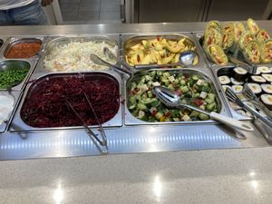 Salads   at Loving Hut - OC Nový Smíchov in Prague