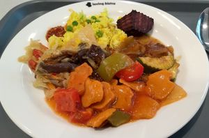 Loving Hut buffet at Loving Hut - OC Nový Smíchov in Prague