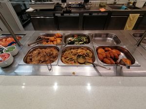 Serve yourself from the many options at Loving Hut - OC Nový Smíchov in Prague