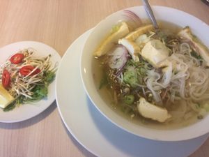 Delicious Pho!  at Loving Hut - OC Nový Smíchov in Prague