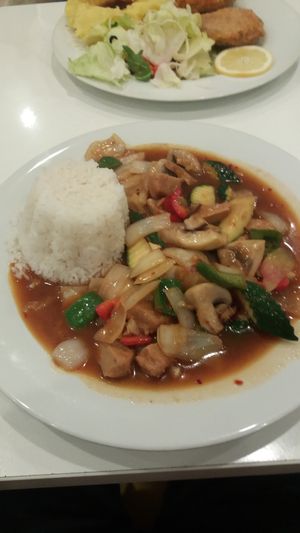 se-chuan - it was a way better than it looks (the photo is very bad) at Loving Hut - OC Nový Smíchov in Prague