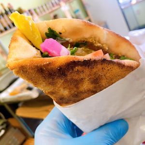 Baked Vegan falafel 0 oil  at Falafel Bejrut in Warsaw