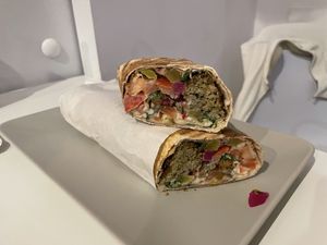 Falafel Wrap  at Falafel Bejrut in Warsaw