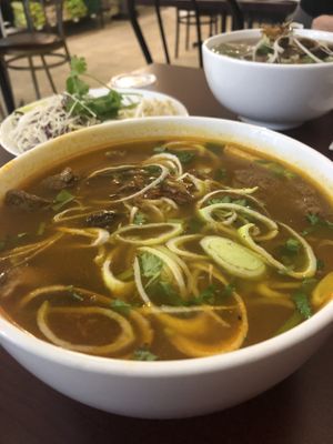 Lemongrass soup at Mangala in Montreal
