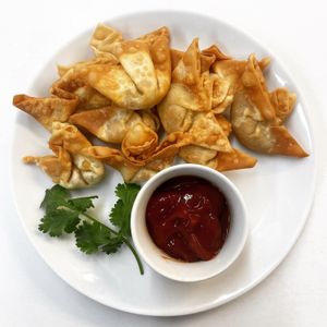 Wontons végétariens frits (6 mcx) / Hoành sơn (6 mcx) at Mangala in Montreal