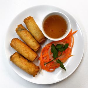 Rouleaux impériaux végétariens (4 mcx) / Chả giò (4 mcx) at Mangala in Montreal