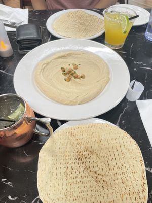 Hummus and pita   at Pita Jungle - Uptown Phonenix in Phoenix