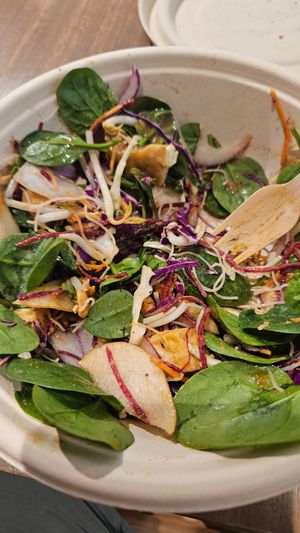 Satay tofu salad 🥗 😋 at Greenstreat in Brisbane