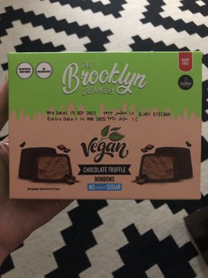 Chocolate truffles  at The Brooklyn creamery in Abu Dhabi