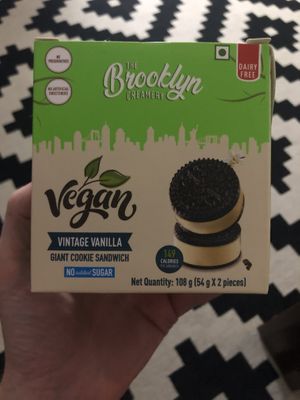 Sandwich cookies  at The Brooklyn creamery in Abu Dhabi