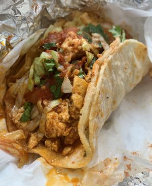 Tofu Taco at Sky's Tacos in Los Angeles