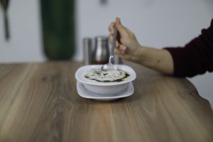 Vegan Yoghurt Soup at Vegan Masa in Istanbul