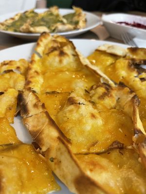 Cheese pide  at Vegan Masa in Istanbul