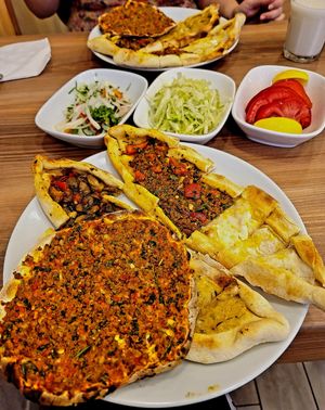 Mixed plate for two at Vegan Masa in Istanbul
