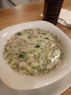 Tzaziki at Vegan Masa in Istanbul