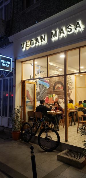 Entrance at Vegan Masa in Istanbul