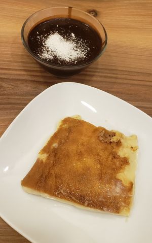 Kazandibi was too sweet at Vegan Masa in Istanbul