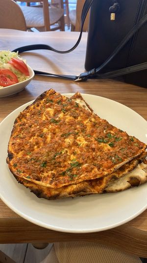 Vegan Lahmacun  at Vegan Masa in Istanbul